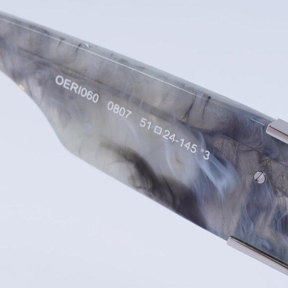 Off-White OERI060 AF LEONARDO 0807 Sunglasses Marble Square Frame, Grey Lenses - Picture 7 of 12